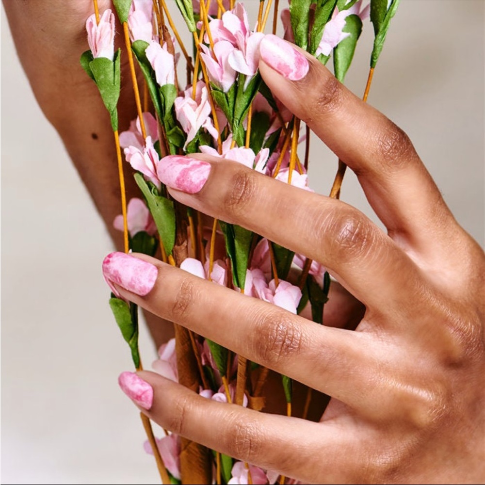 *Retired* Color Street: Blushing Rose Quartz | Pink Pastel Stone Marble Spring